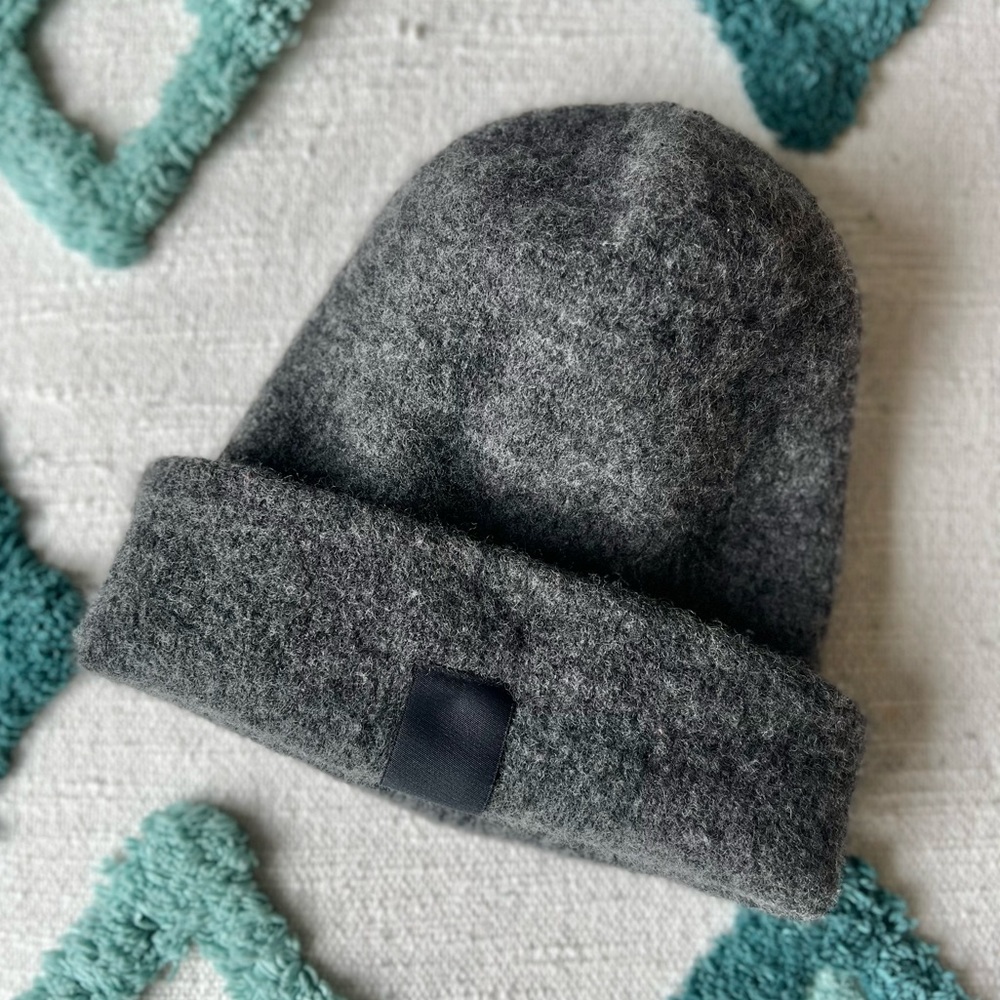 & Other Stories Gray Wool Beanie Hat